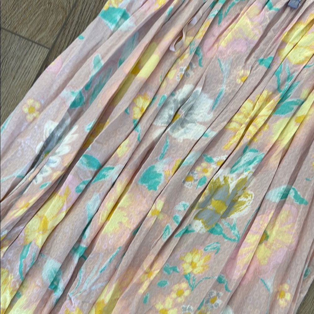 Free People Wisteria Maxi Floral Pastel Maxi Dress - Small - Picture 11 of 11